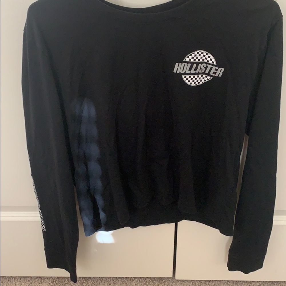 Hollister long sleeve crop top